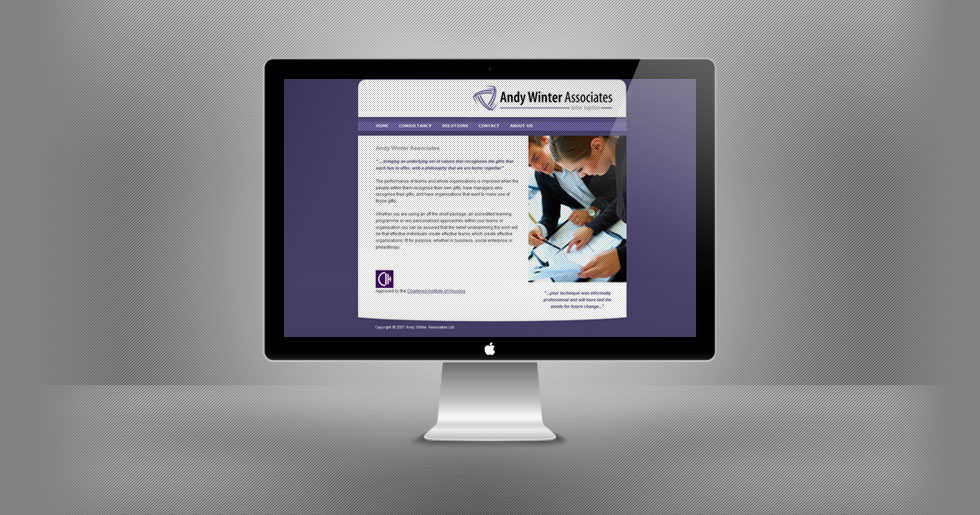 Andy Winter Associates Website Design