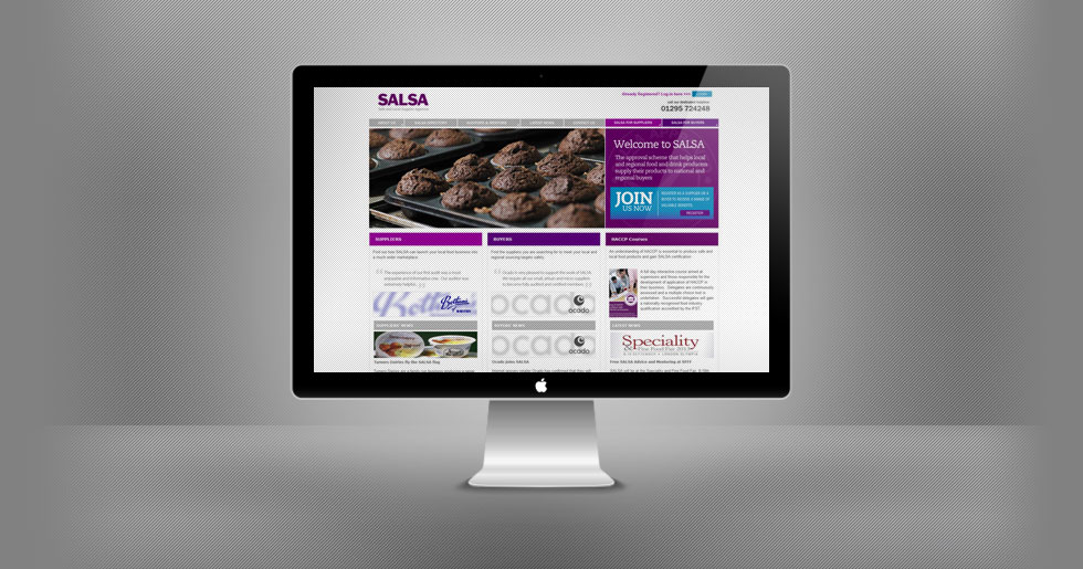 SALSA Website Design