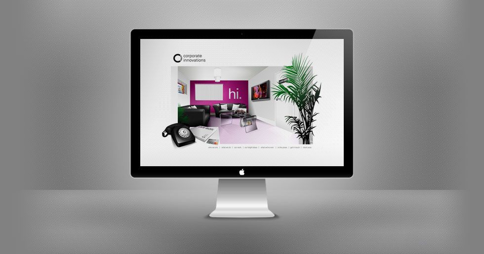 Corporate Innovations Website Design